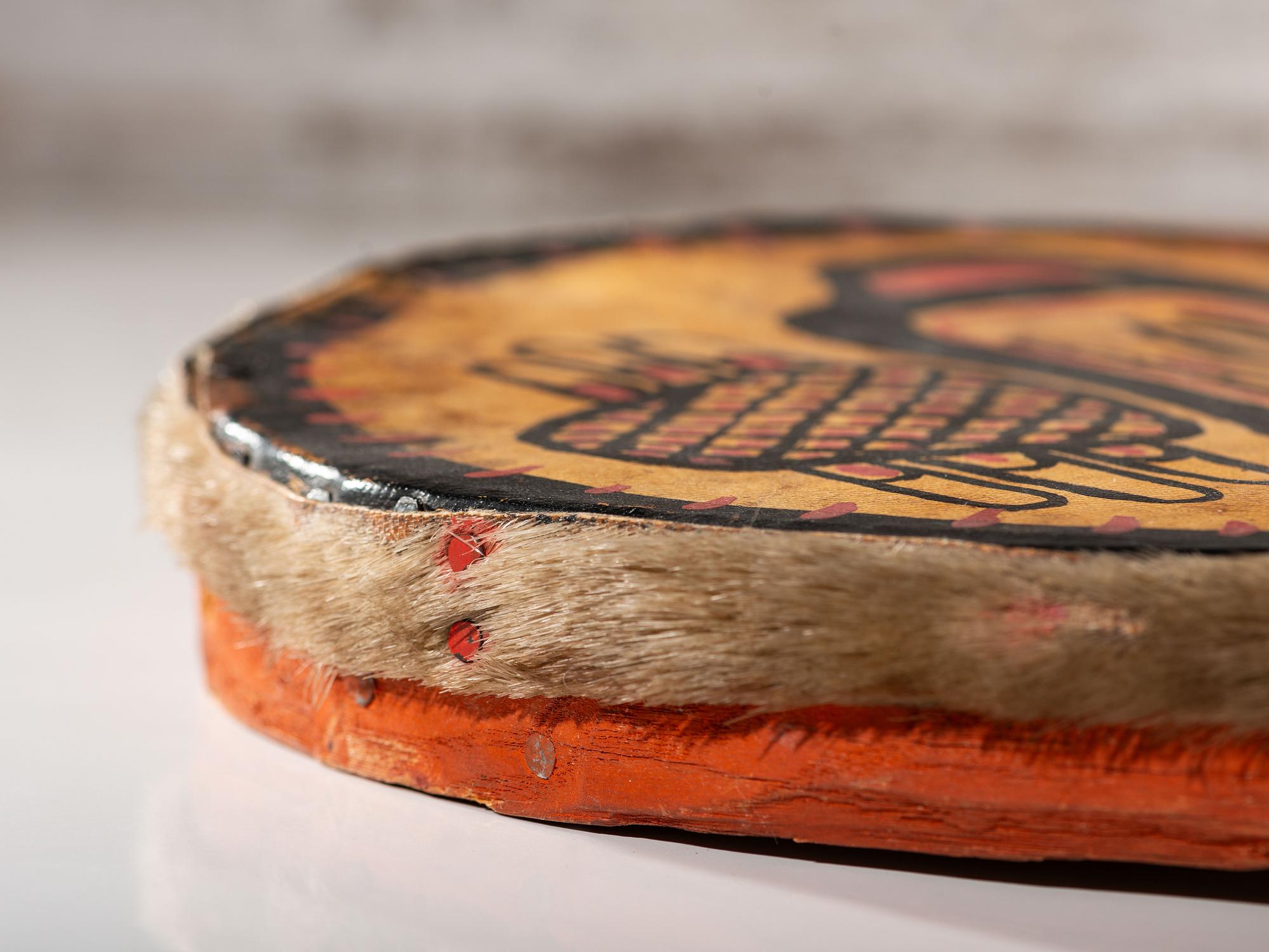 Haida Painted Drum