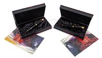 A Pair of Montblanc Meisterstuck Voltaire Limited Edition Fountain Pens