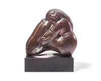 Seated Girl (or Seated Girl Asleep with Hands under Legs) , 1933