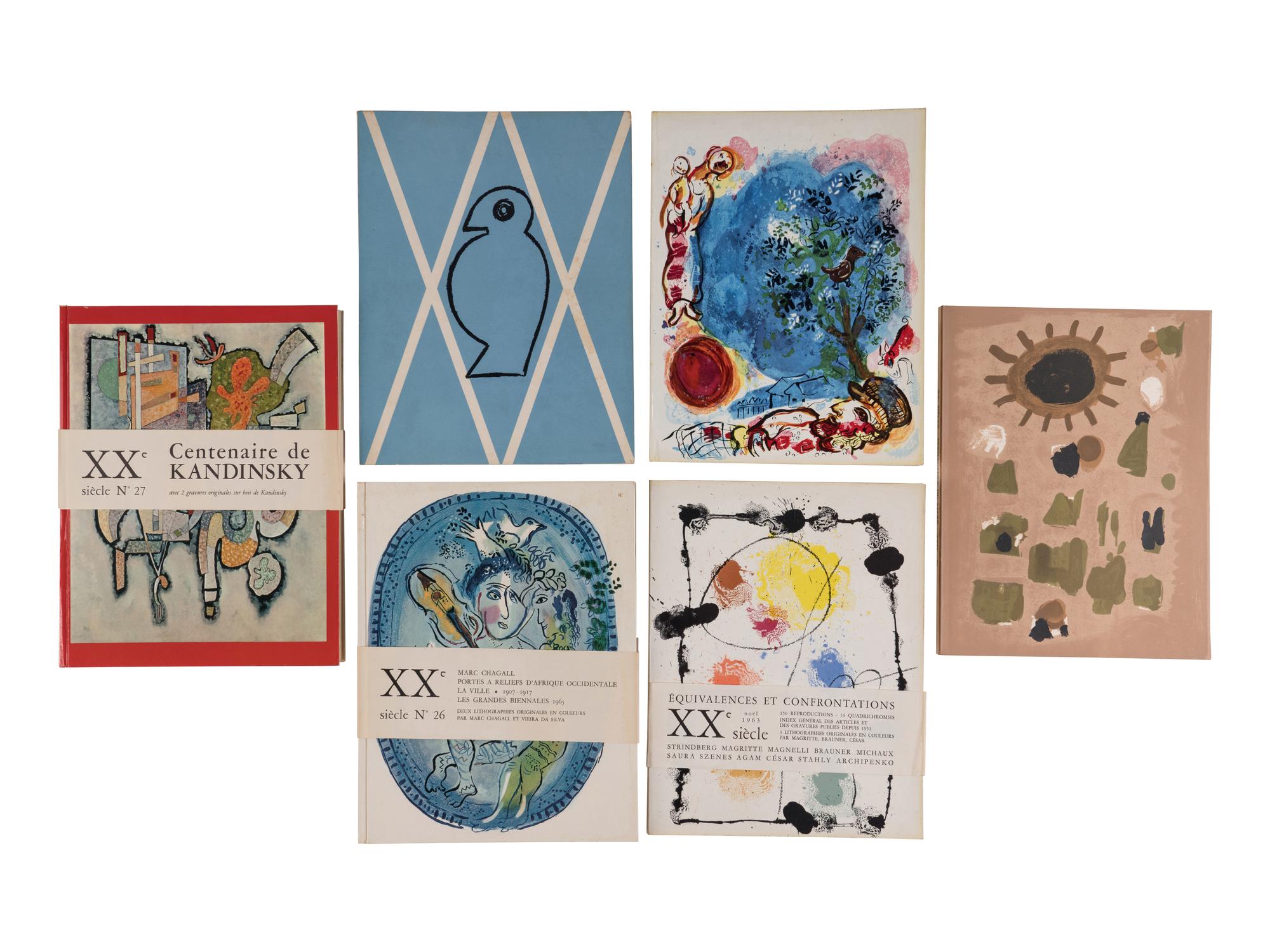 [ARTIST BOOKS]. -- [XXe SIECLE]. A group of 14 issues of XXe Siecle magazine. c. 1958-1966.