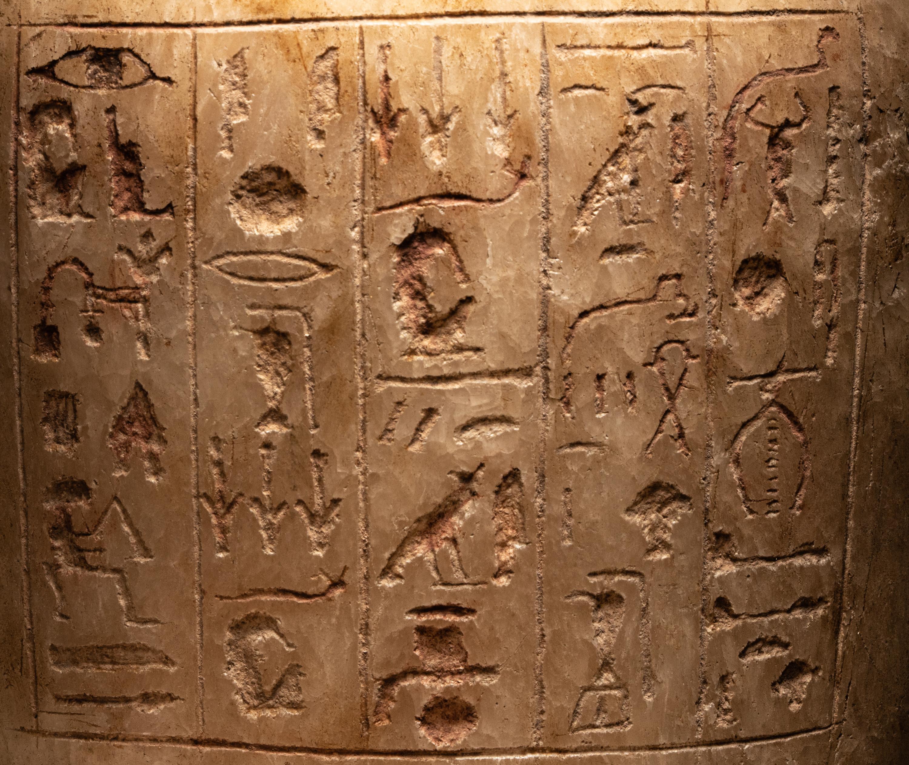 An Egyptian Alabaster Canopic Jar
