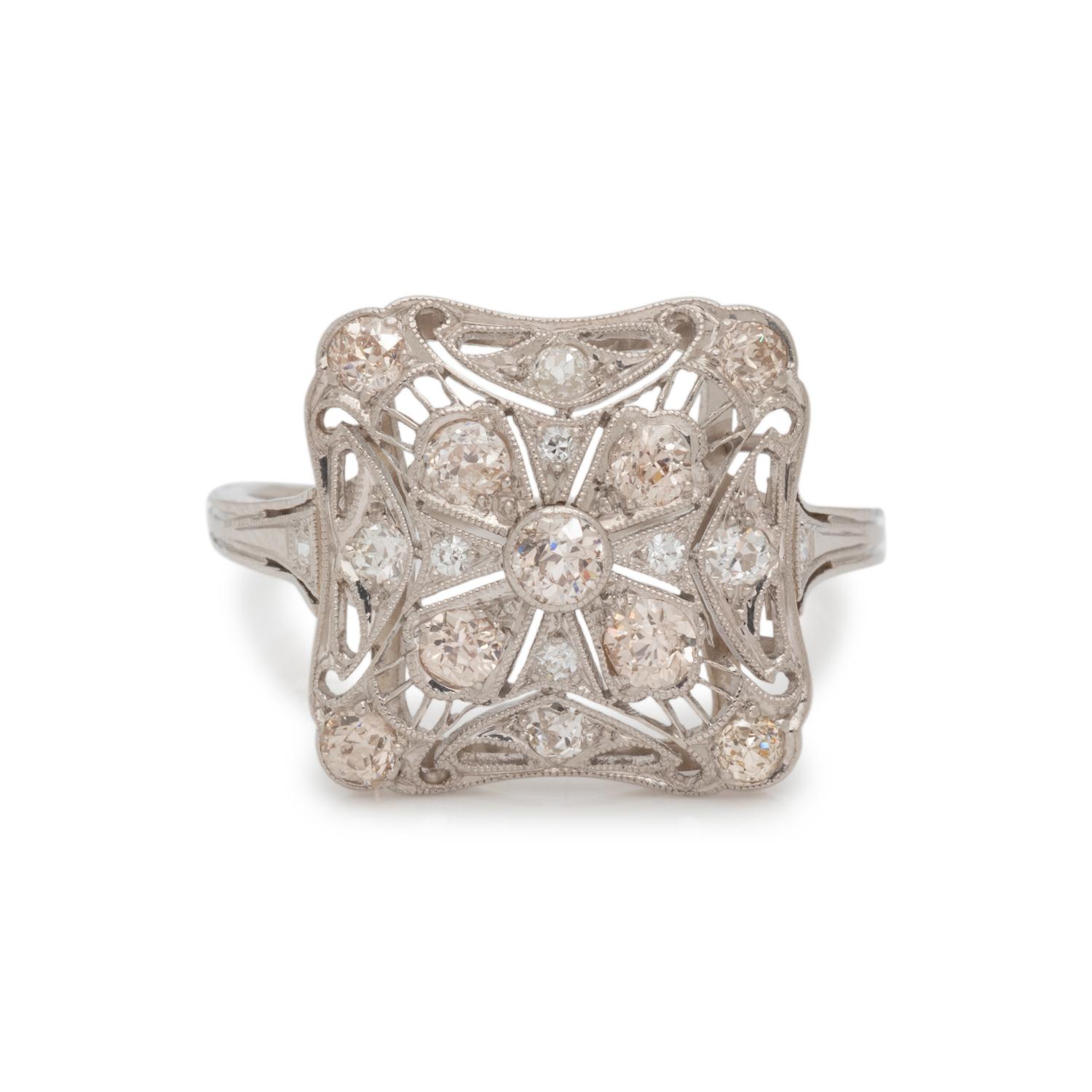 EDWARDIAN, DIAMOND RING