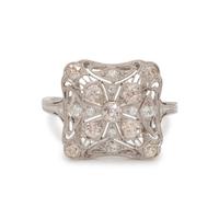EDWARDIAN, DIAMOND RING
