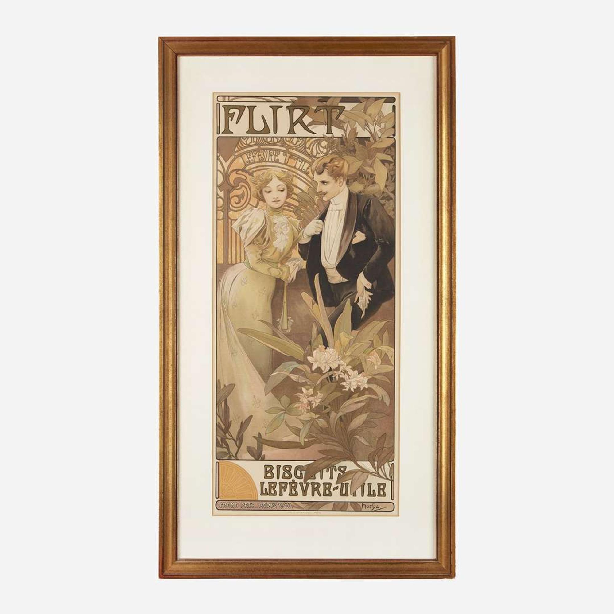 [Posters] Mucha, Alphonso Flirt, Biscuits Lefèvre-Utile