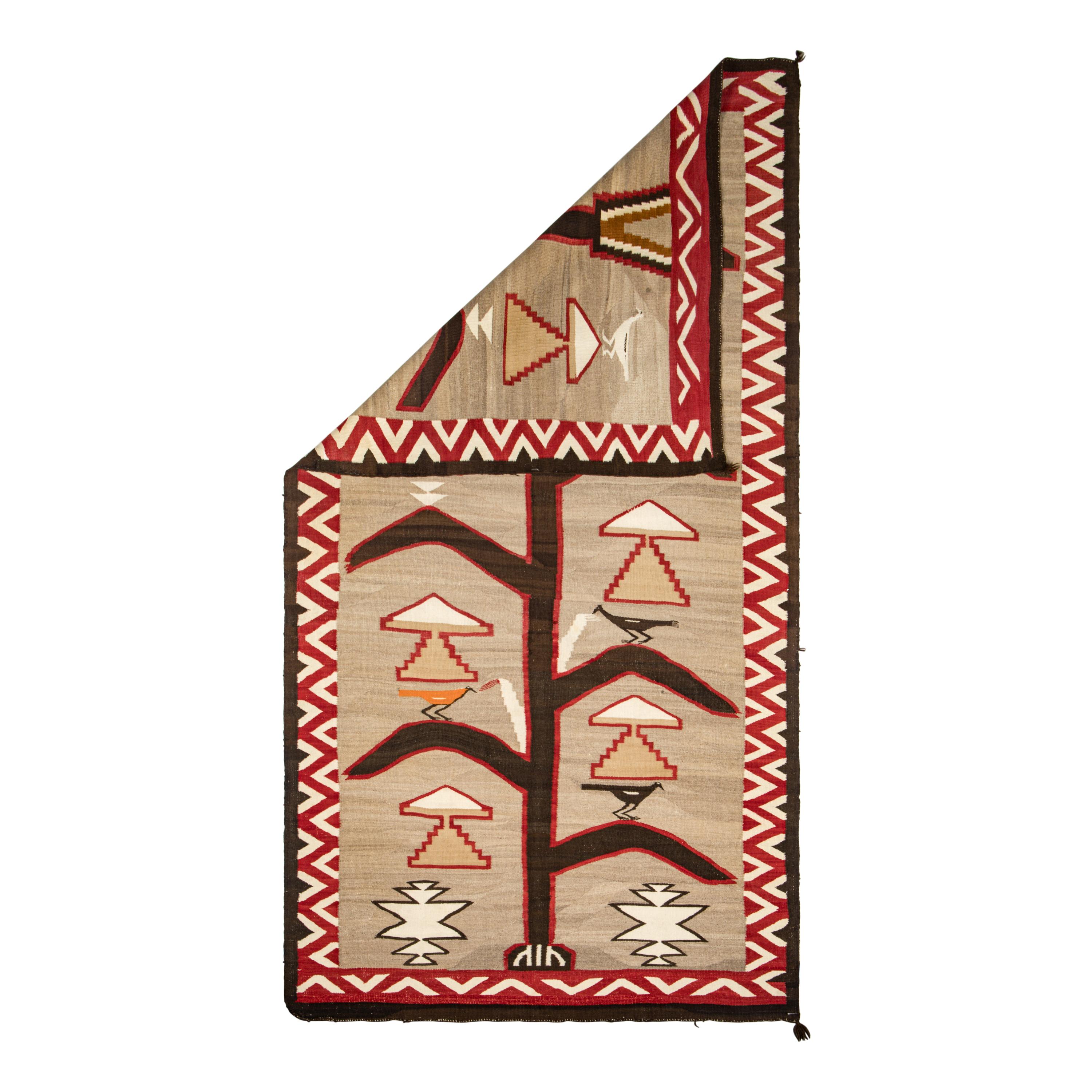 Navajo Pictorial Weaving, Cornstalk of Life [Rug]