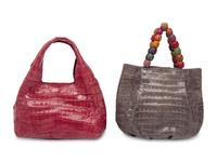 Two Nancy Gonzalez Crocodile Handbags