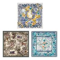 DIOR & LOUIS VUITTON, THREE PRINTED SILK SCARVES