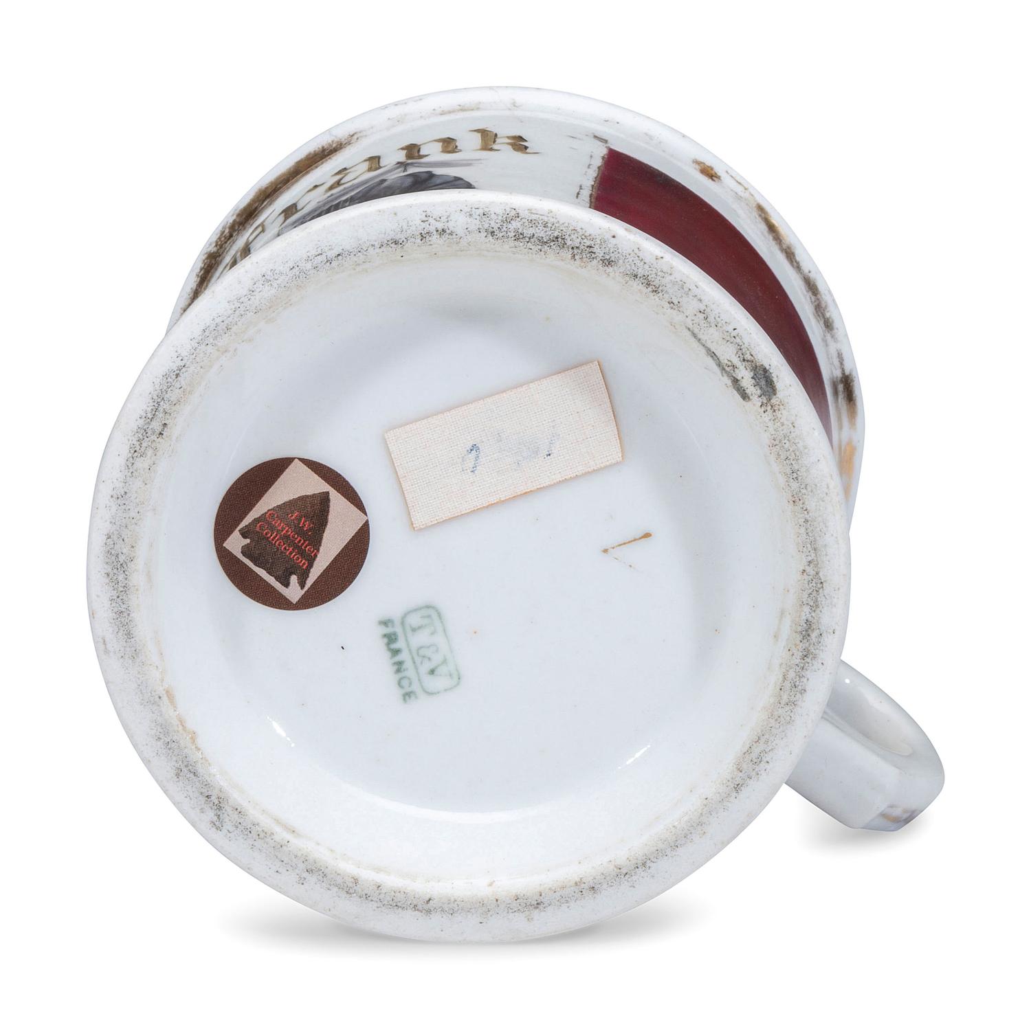 A Photographer's Porcelain Occupational Shaving Mug