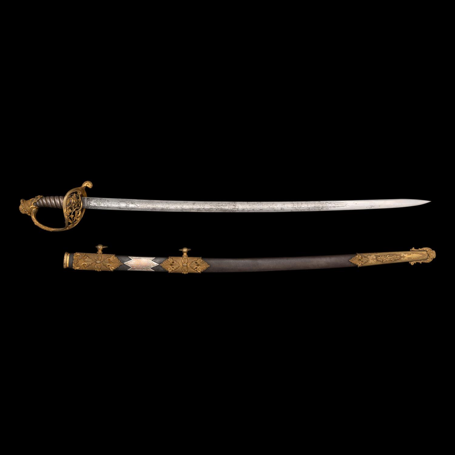 Very Fine Schuyler, Hartley & Graham Presentation Sword of Lt. Col. C.S. Hansen, 20th KY Inf. & 37th KY Mounted Inf.- WIA & POW at Saltville, VA