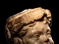 A Roman Marble Head of Eros