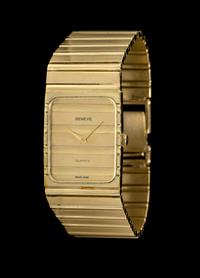 A 14 Karat Yellow Gold Wristwatch, Geneve,