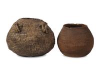 Chemehuevi Basket and Jicarilla Apache Canteen