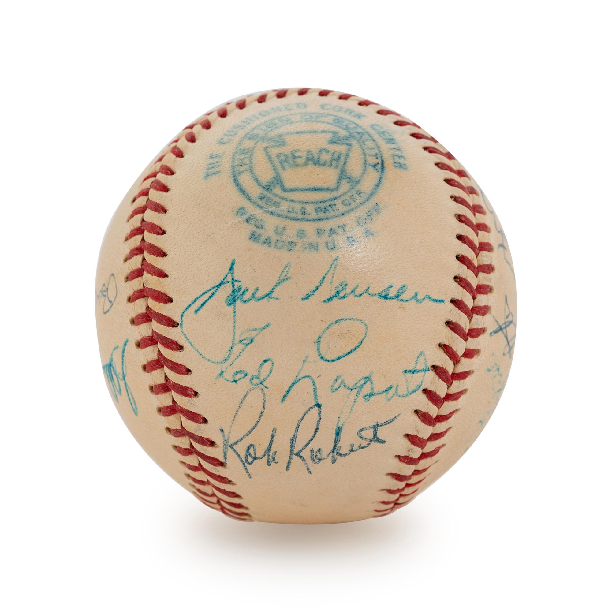 A 1952 American League All-Stars Signed Autograph Baseball (BAS Beckett Authentication Services Certified)