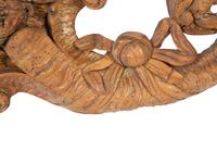 A Pair of Continental Carved Fruitwood Cornucopia Wall Appliques