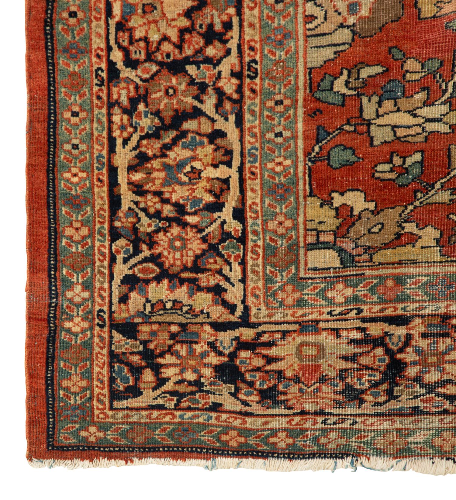 A Hamadan Wool Rug