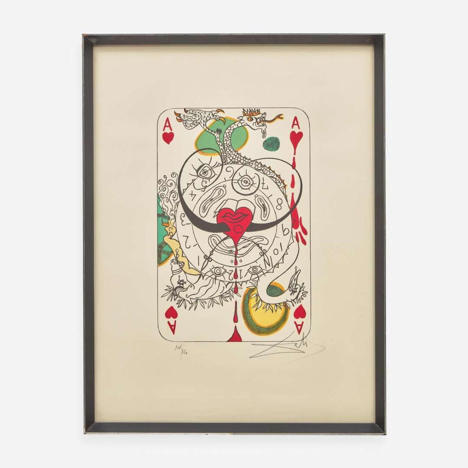 Salvador Dalí (Spanish, 1904-1989) Ace of Hearts