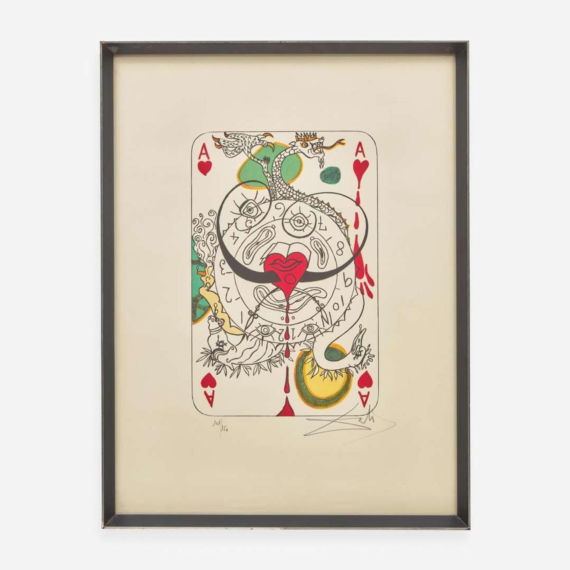 Salvador Dalí (Spanish, 1904-1989) Ace of Hearts