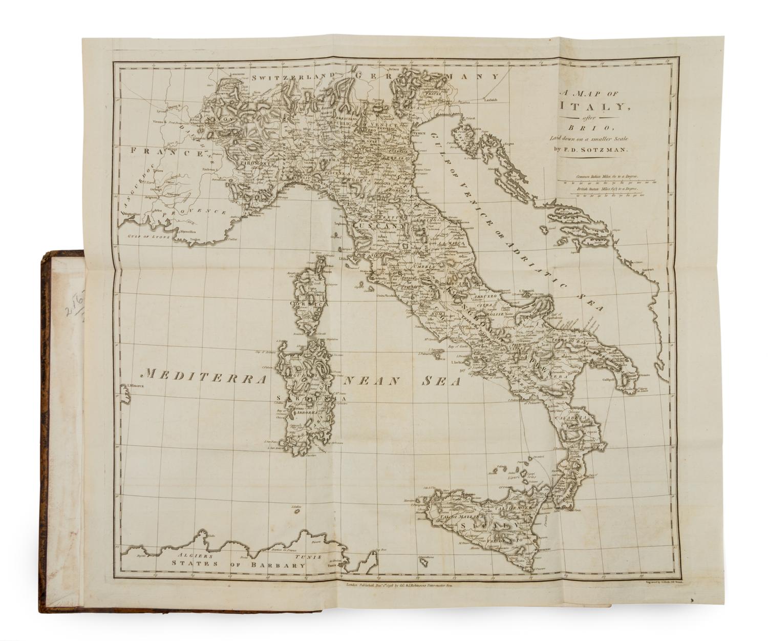 STOLBERG, Frederic Leopold, Count. Travels through Germany, Switzerland, Italy, and Sicily. London: G. G. and J. Robinson, 1796-1797.
