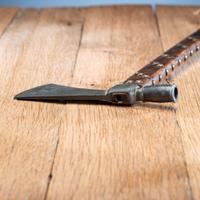 Plains Pipe Tomahawk, Decorated with Tacks and Beaded Drop