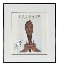 A Michael Jordan Signed Autograph Rare Air Book (Beckett Authentication Services Letter)
