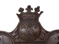 A Pair of Large Continental Cartouche-Form Hunting Lodge Pipe Racks