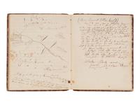 JACKSON, Col. Oscar L. (1840-1920). Five journals, incl. descriptions of Oscar L. Jackson's political activism during the 1860 campaign and his service with 63rd OVI, with campaign broadside noting Jackson as a speaker.