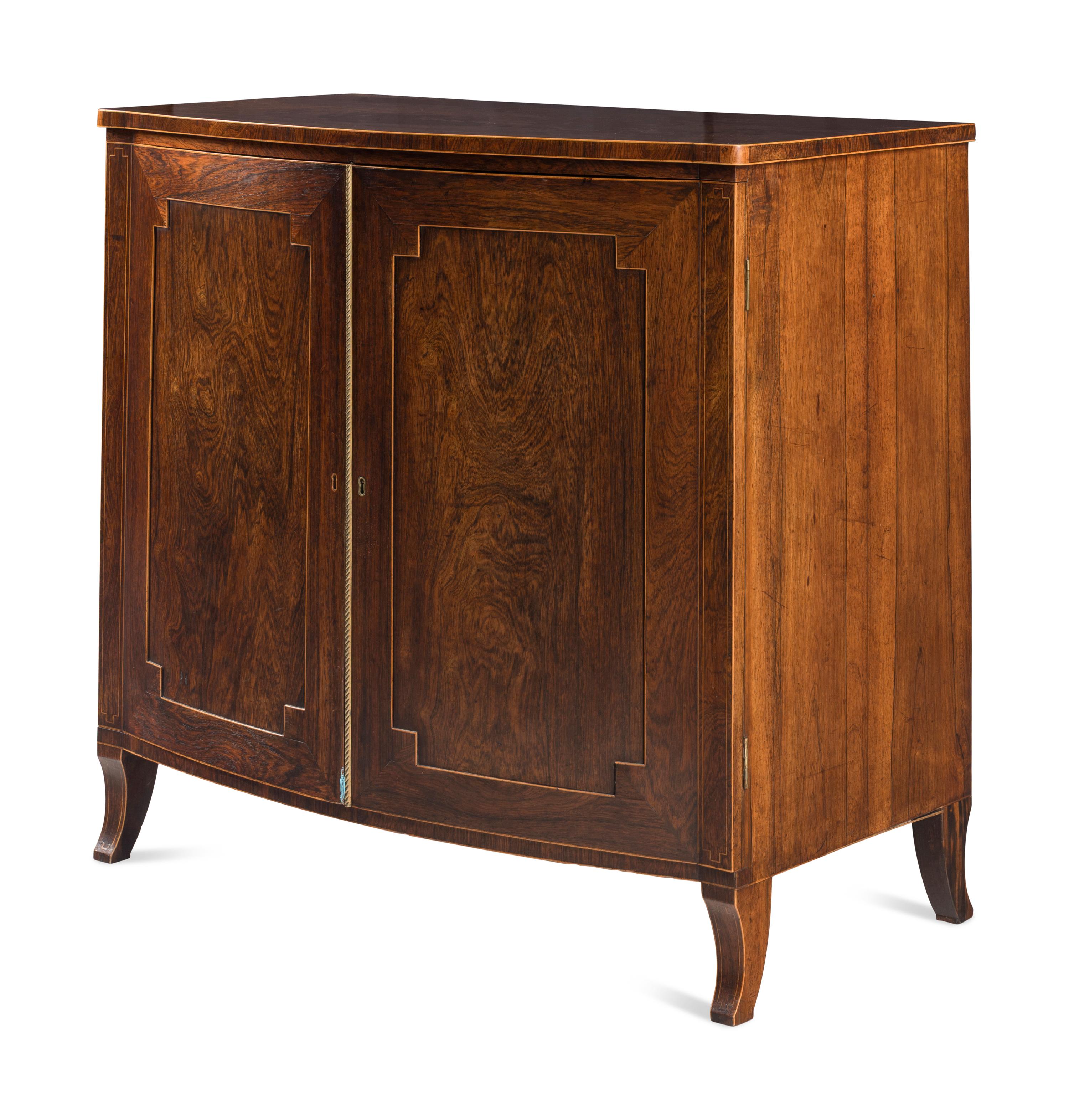 A Regency Rosewood Side Cabinet
