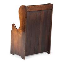 An English Carved Oak Child's Hall Bench