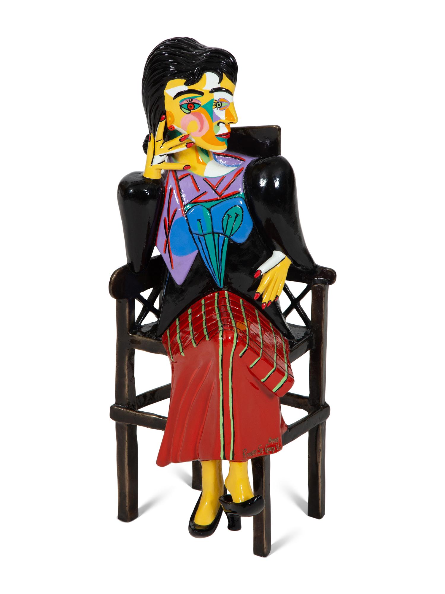 Seated Cubist Woman