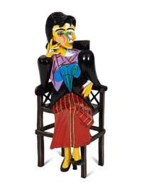 Seated Cubist Woman