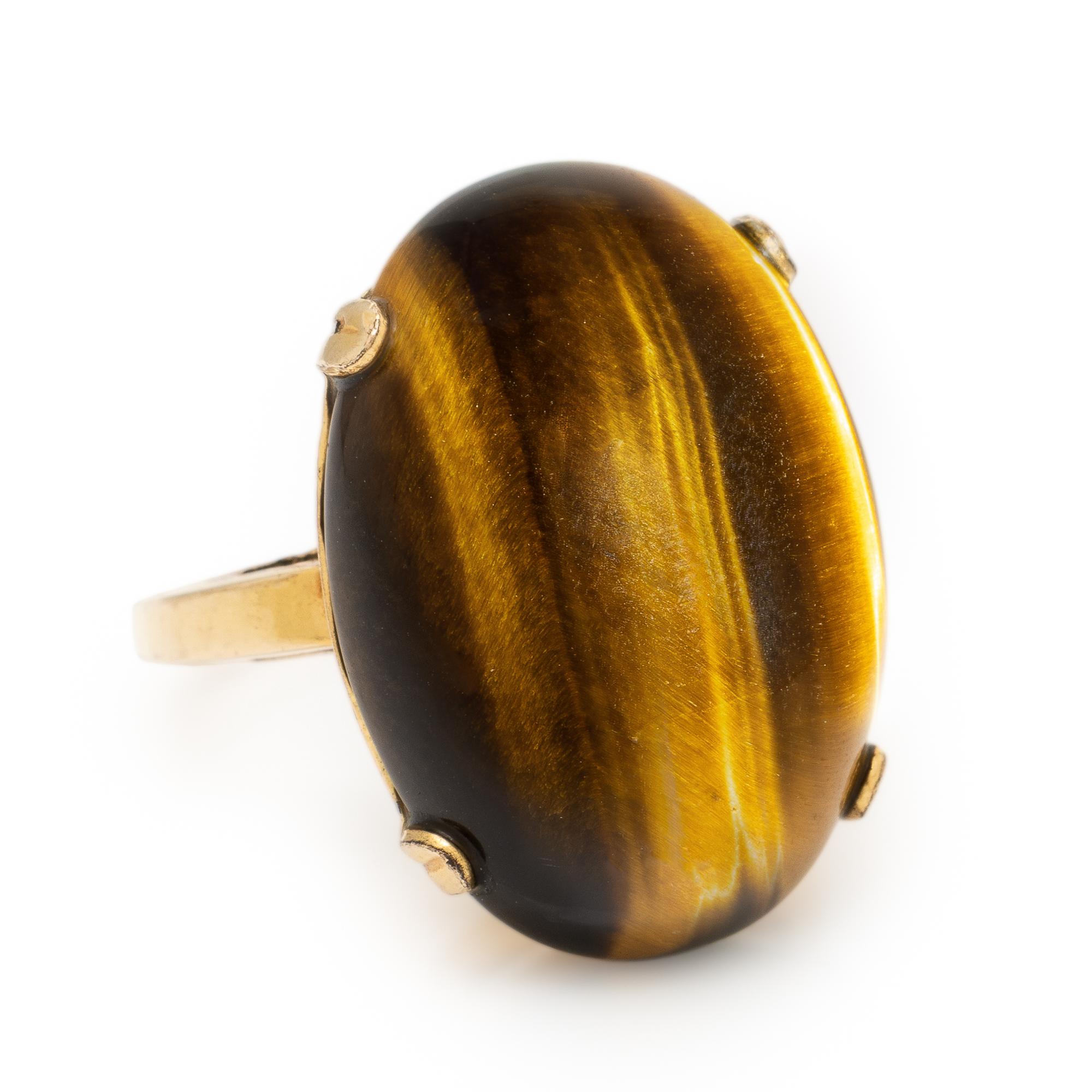 Tiger's Eye Quartz Ring