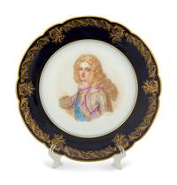 A Pair of Sèvres Style Porcelain Portrait Plates — 20TH CENTURY