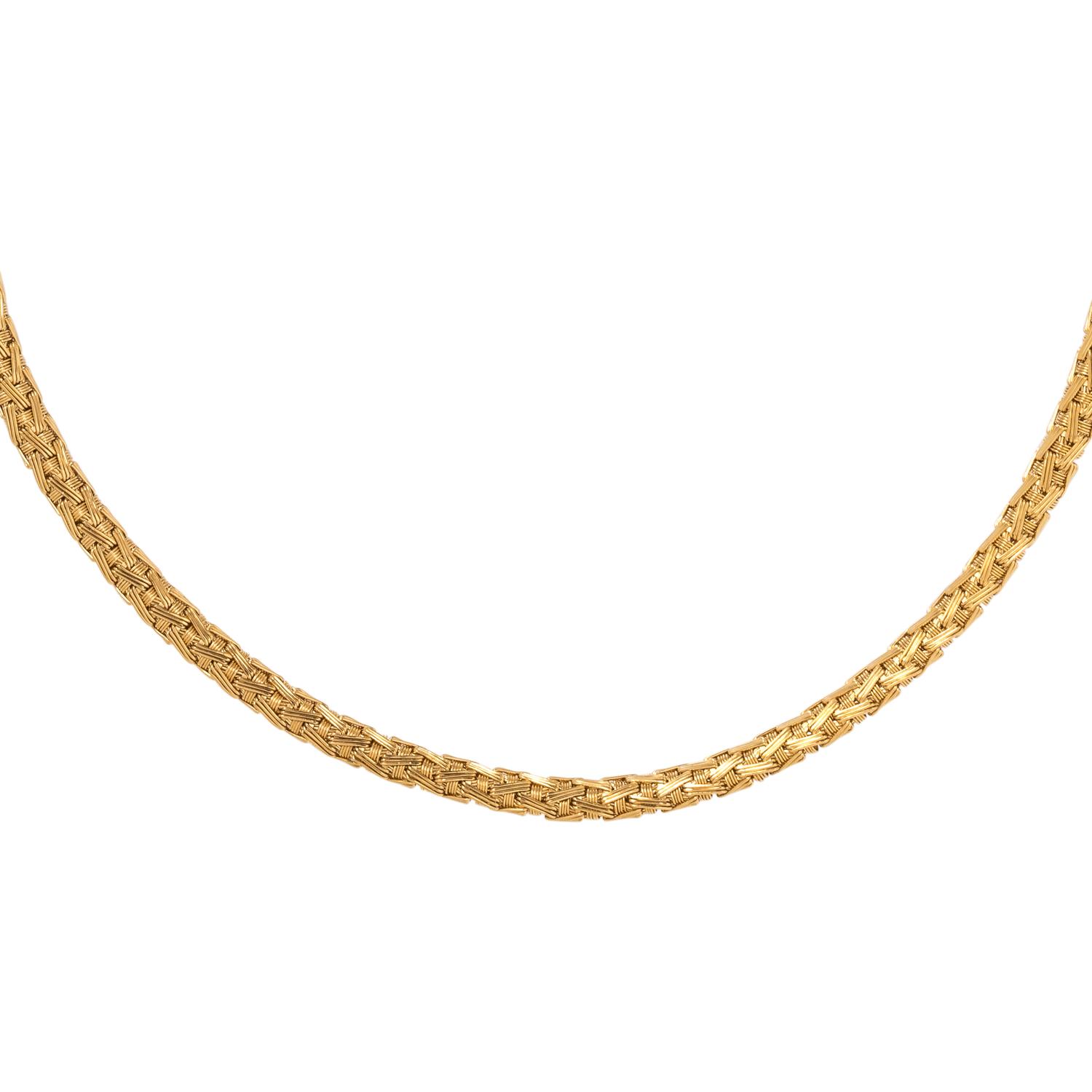 YELLOW GOLD NECKLACE