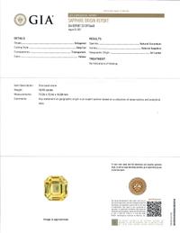 YELLOW SAPPHIRE AND DIAMOND RING