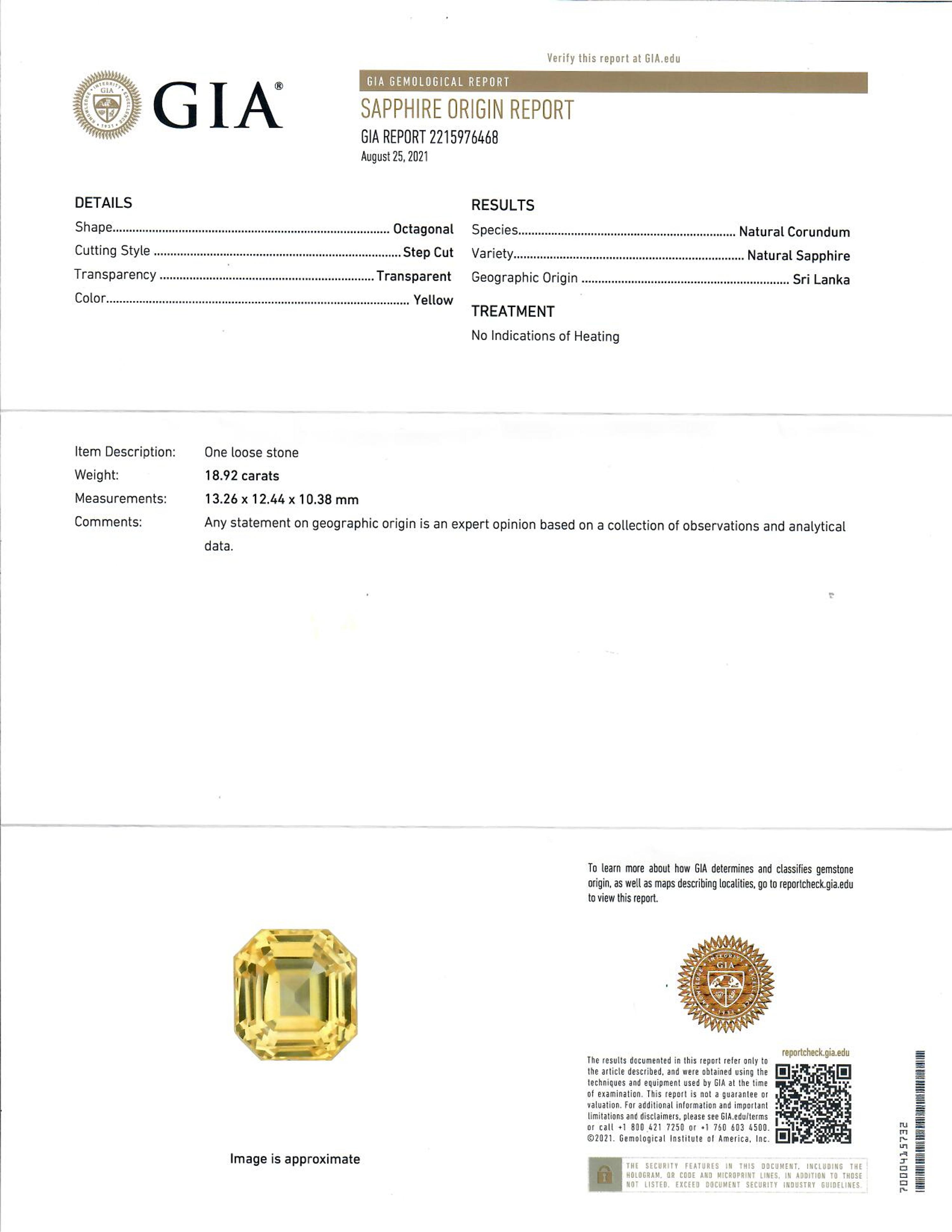 YELLOW SAPPHIRE AND DIAMOND RING