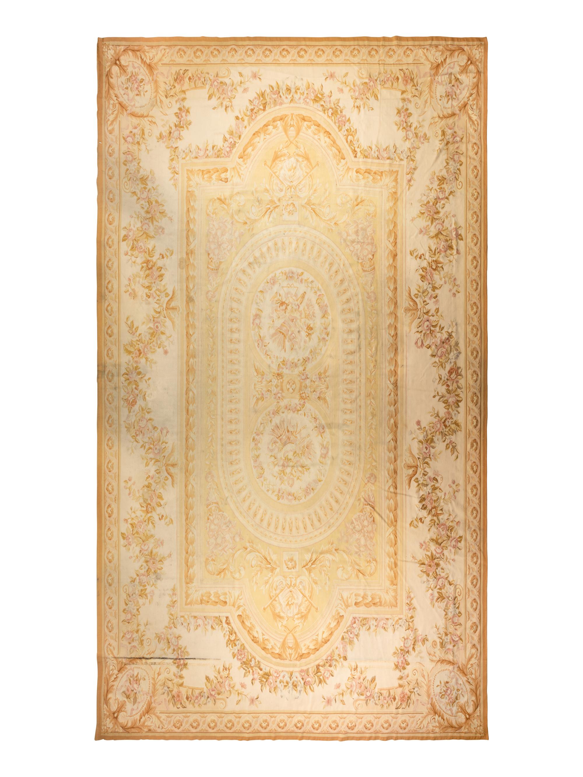 An Aubusson Style Wool Rug