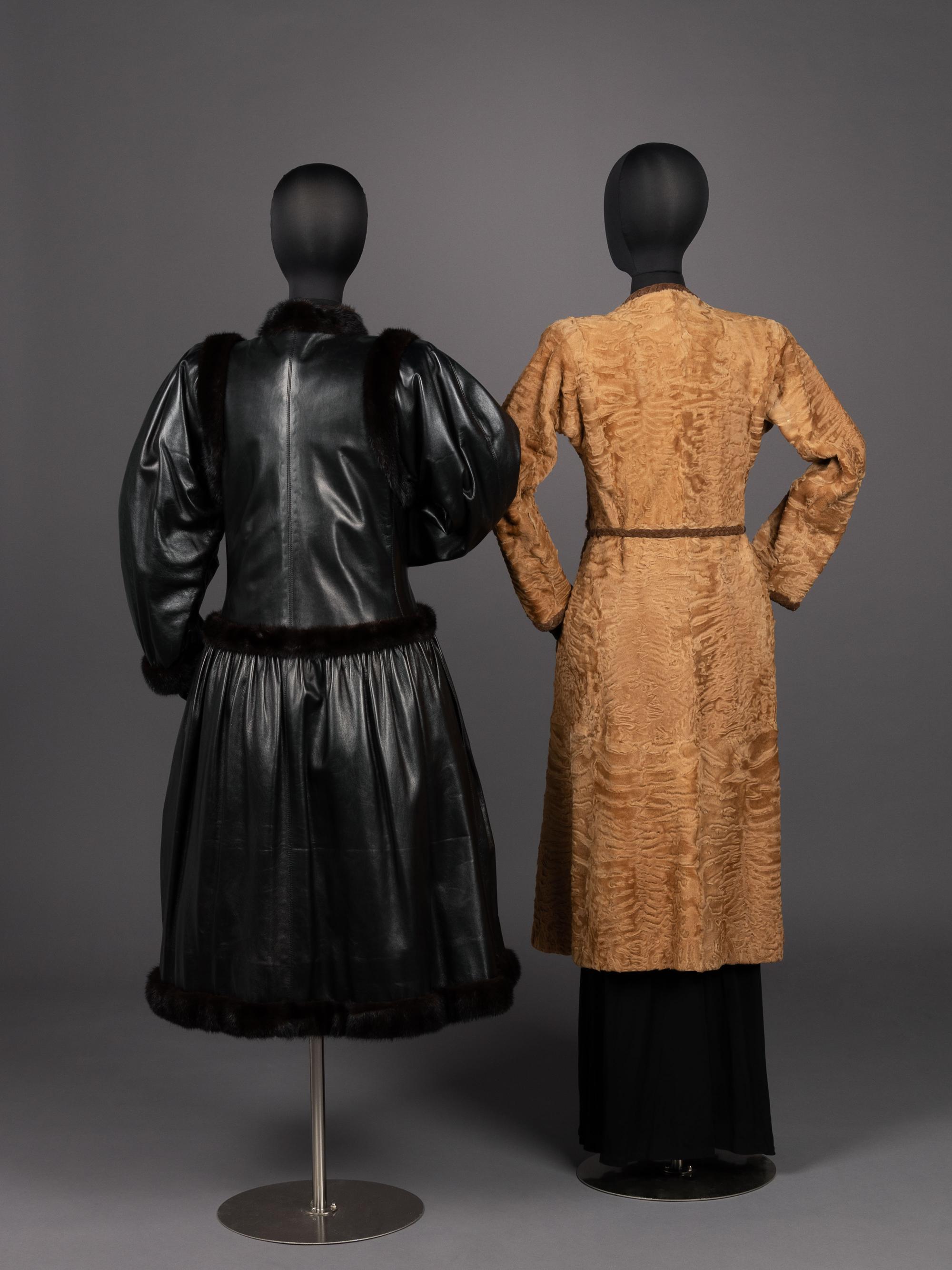 Givenchy Haute Couture Broadtail Coat, 1980-90s
