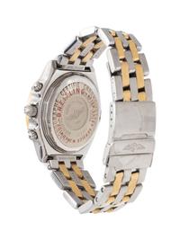 BREITLING, REF. D13350 STAINLESS STEEL AND 18K YELLOW GOLD 'CHRONOMAT' CHRONOGRAPH WATCH