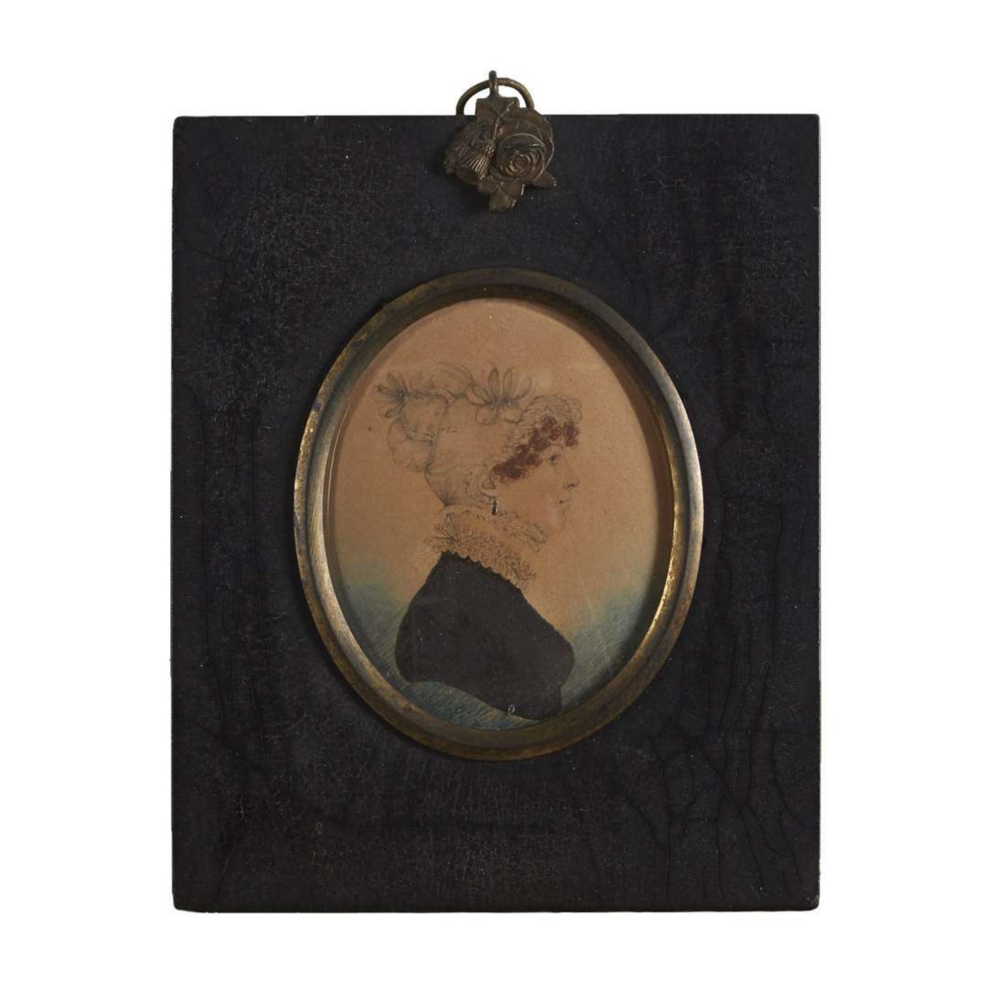 Anglo-American School 19th century Seven portrait miniatures of ladies and gentlemen, early 19th century