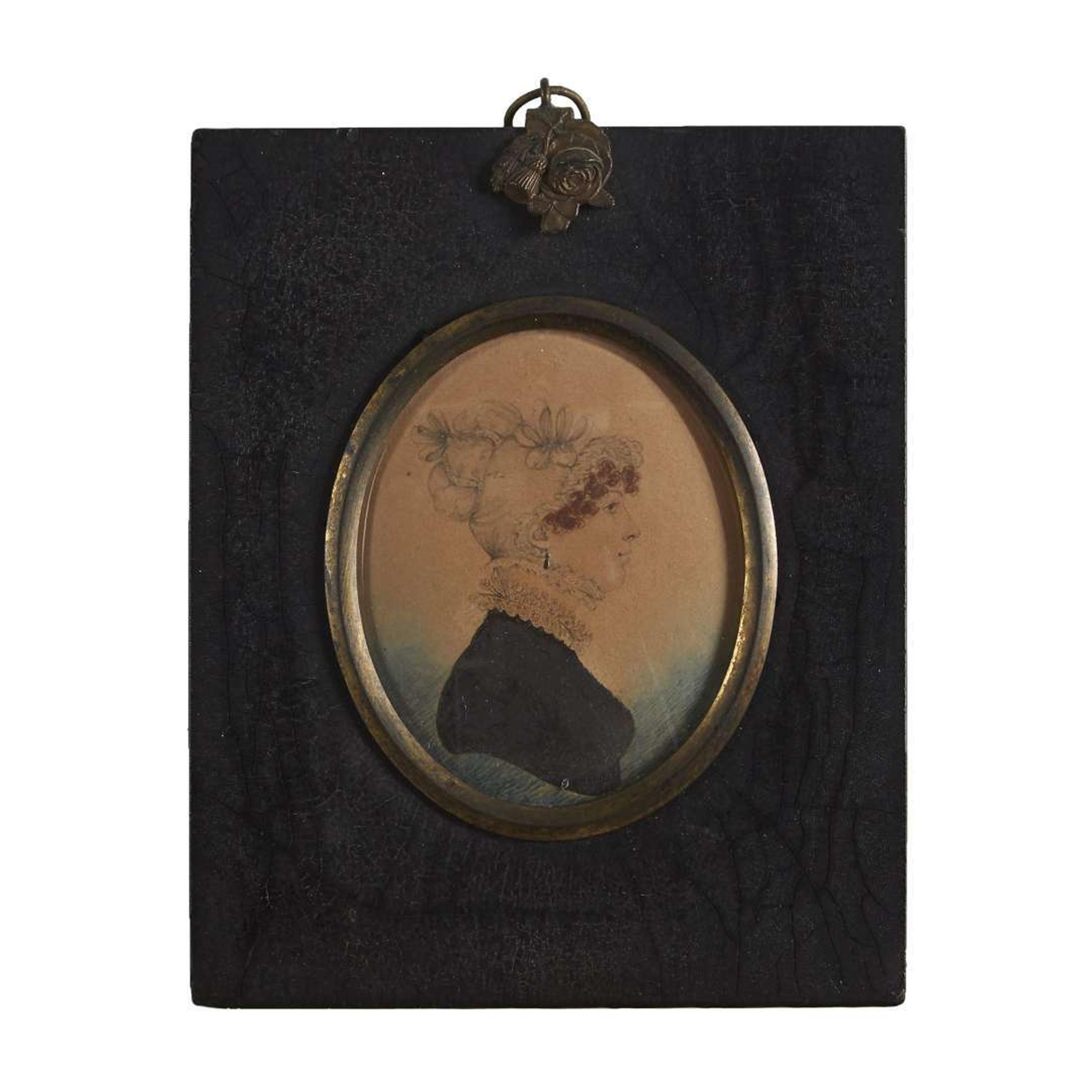 Anglo-American School 19th century Seven portrait miniatures of ladies and gentlemen, early 19th century
