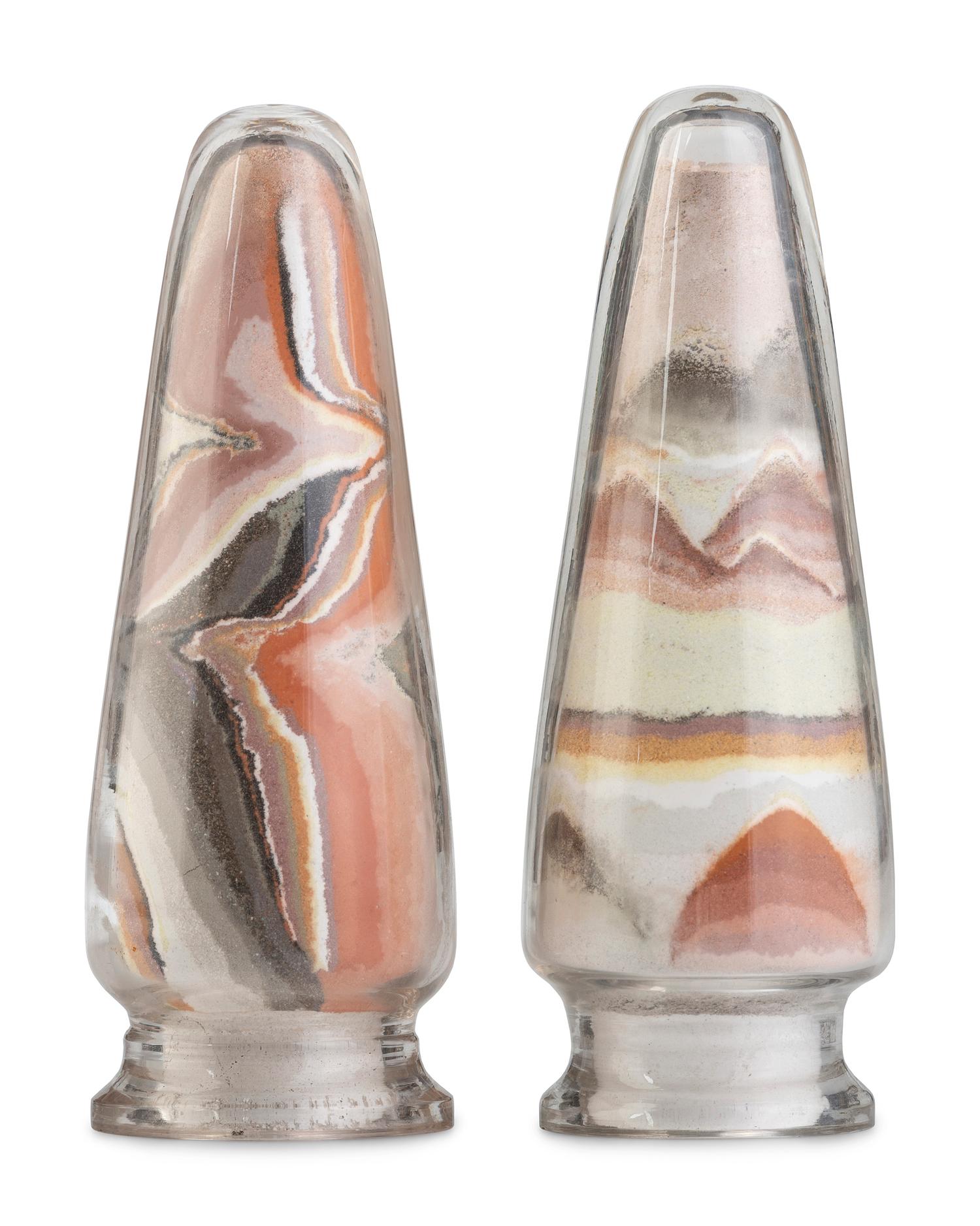 Two Yellowstone Sand Art Bottles