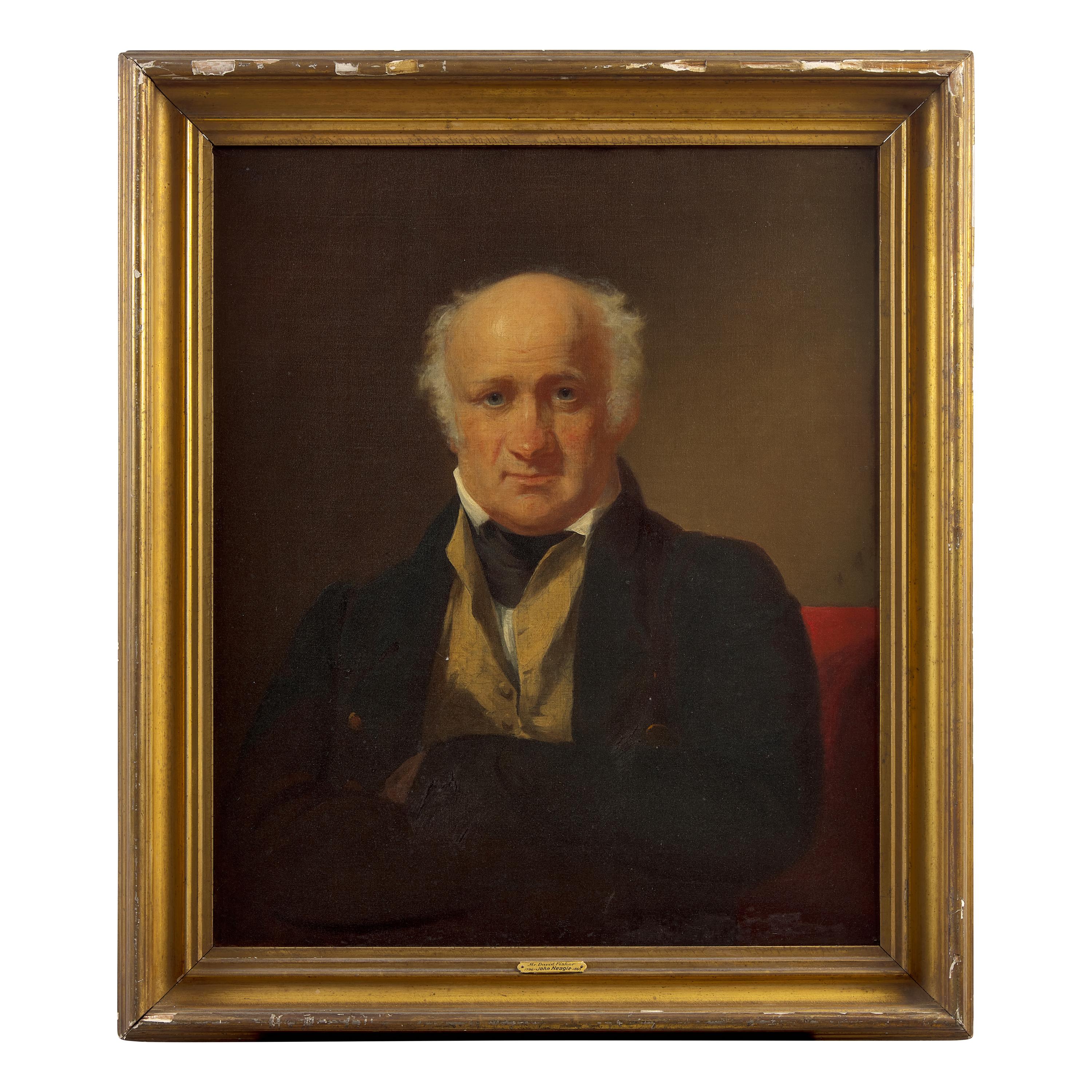 John Neagle (1796-1865) — Pair of Portraits: David and Sarah Fisher