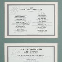 A Collection of 2005 Chrysler Golf Shootout Signed Autograph Items Featuring Chicago Hall of Famers and Legends Including Scottie Pippen and Bo Jackson