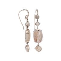 NINA RUNSDORF, DIAMOND SLATE EARRINGS