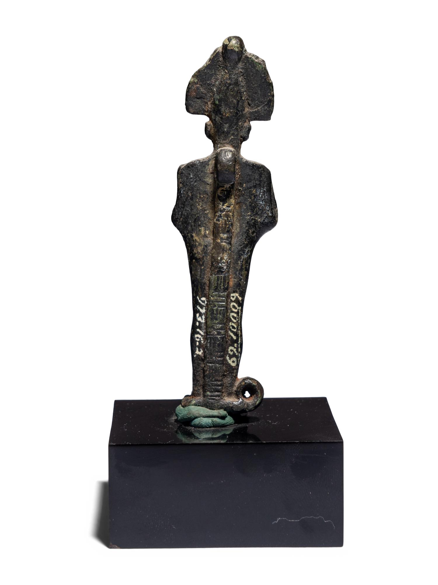 An Egyptian Bronze Osiris