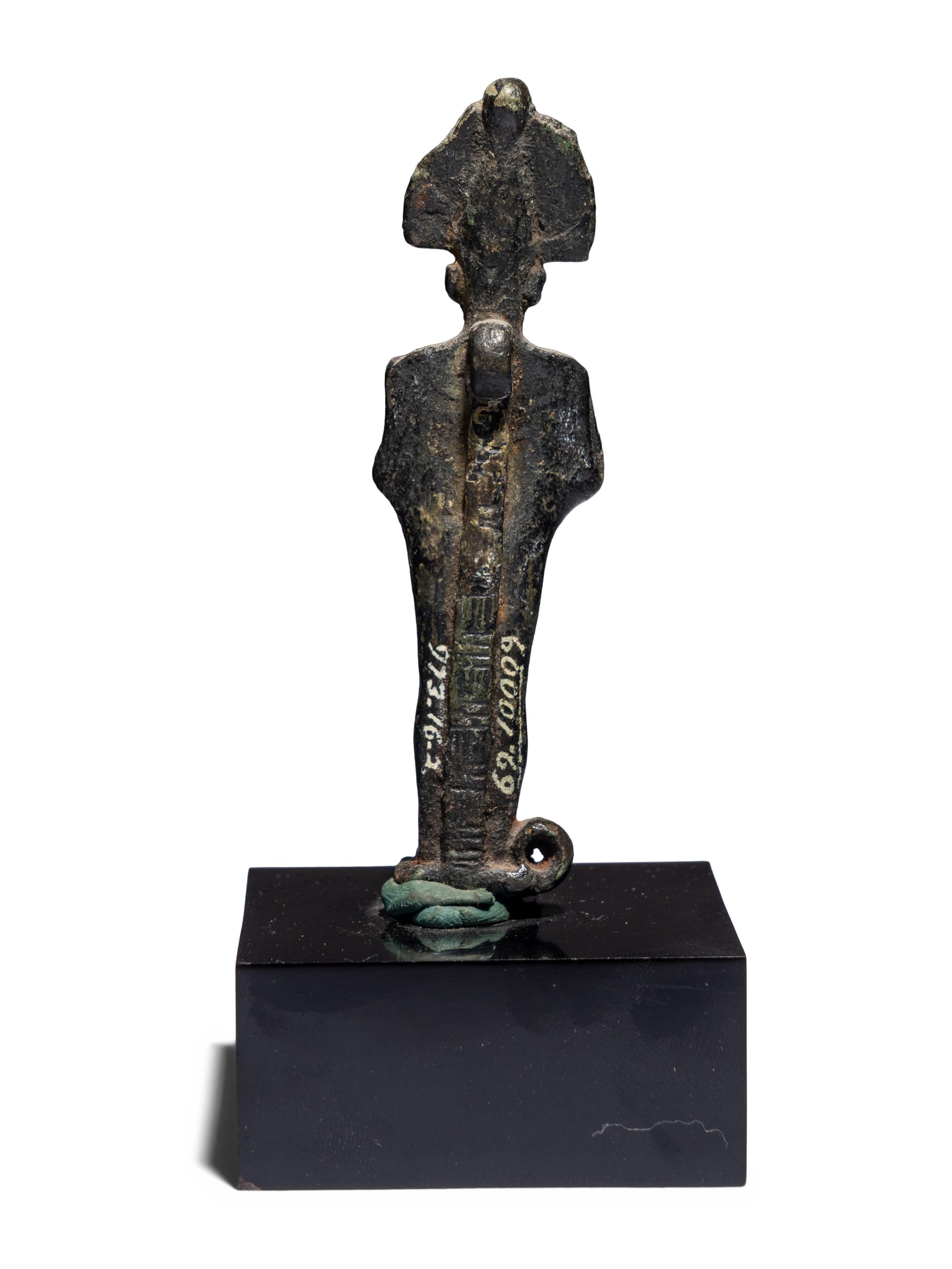 An Egyptian Bronze Osiris