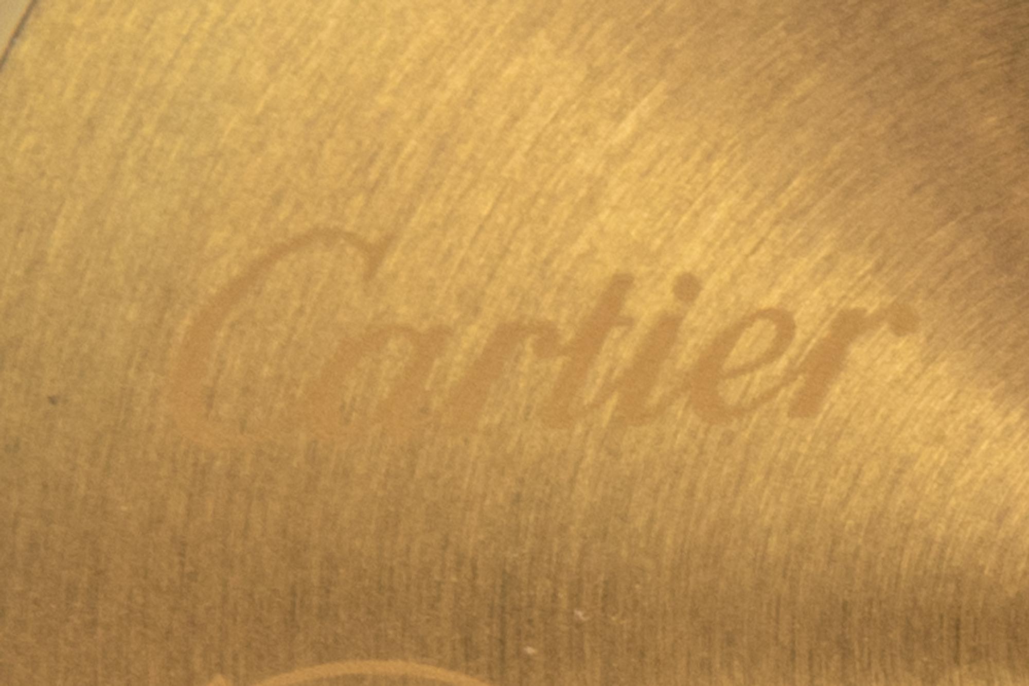 Cartier Clock and Frame Set