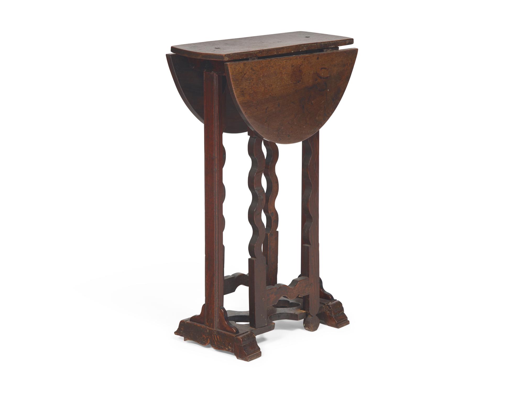 An English Provincial Drop Leaf Side Table