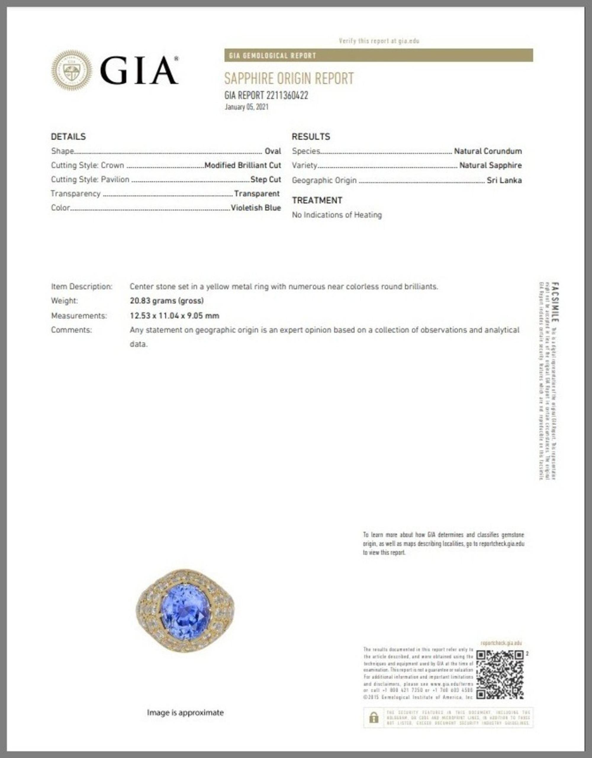 SAPPHIRE AND DIAMOND RING