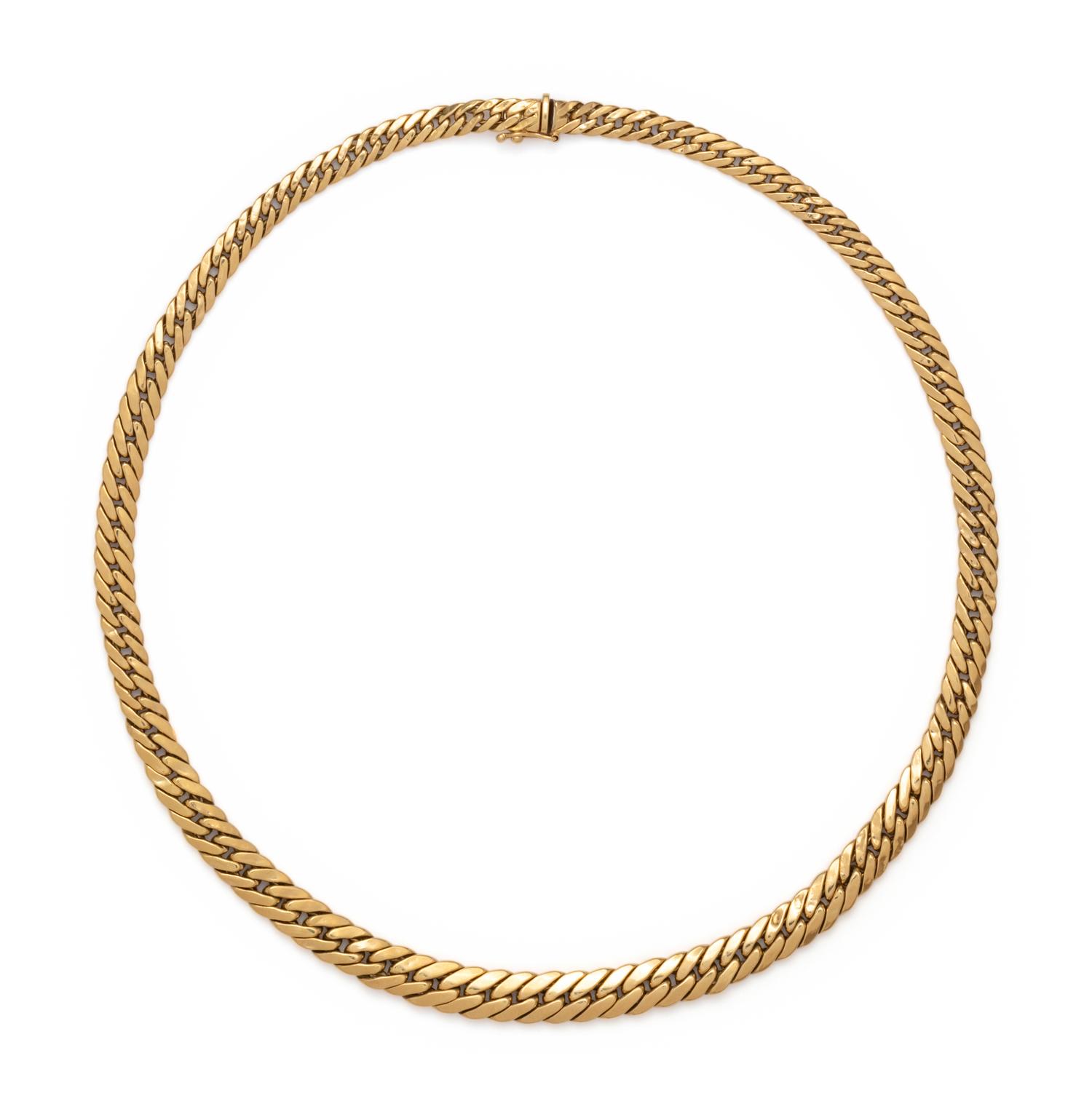 YELLOW GOLD NECKLACE